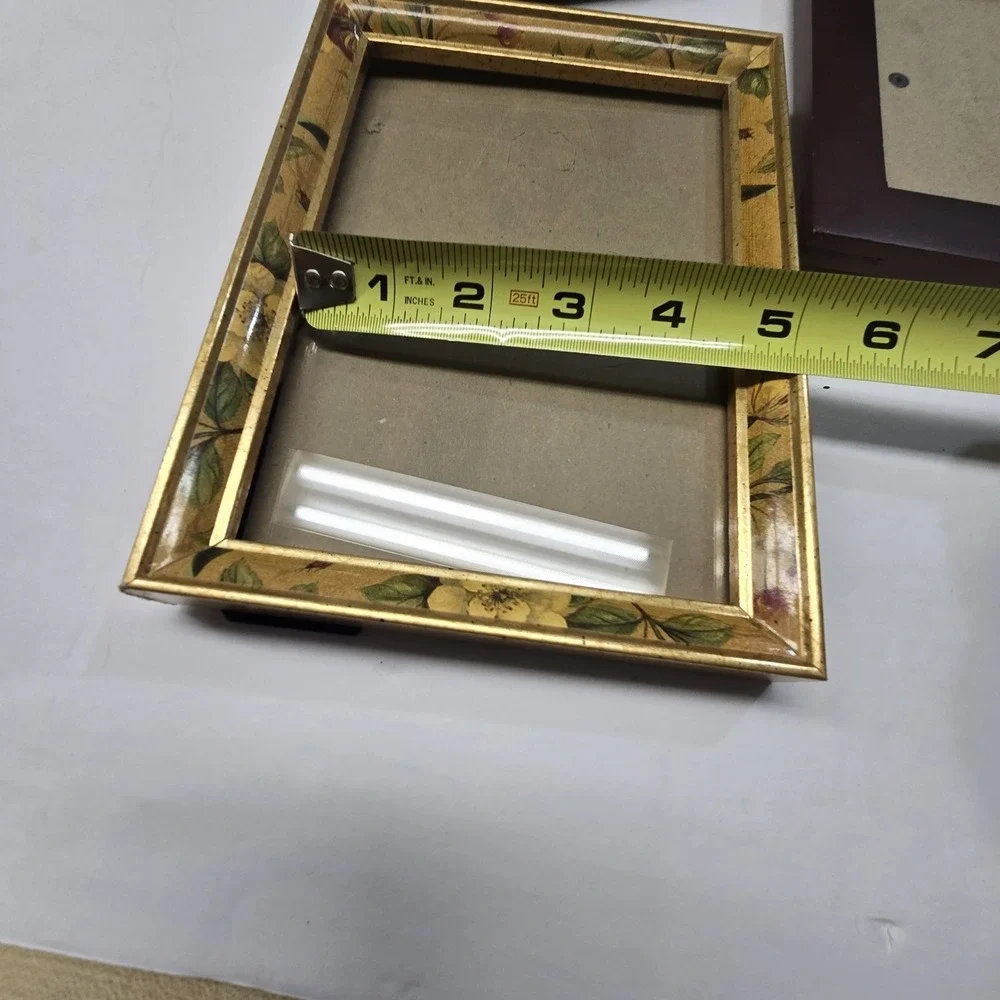 Lot of 4 Picture Frames Retro Vintage Style Cottage Shabby 90s Y2K Various Sizes